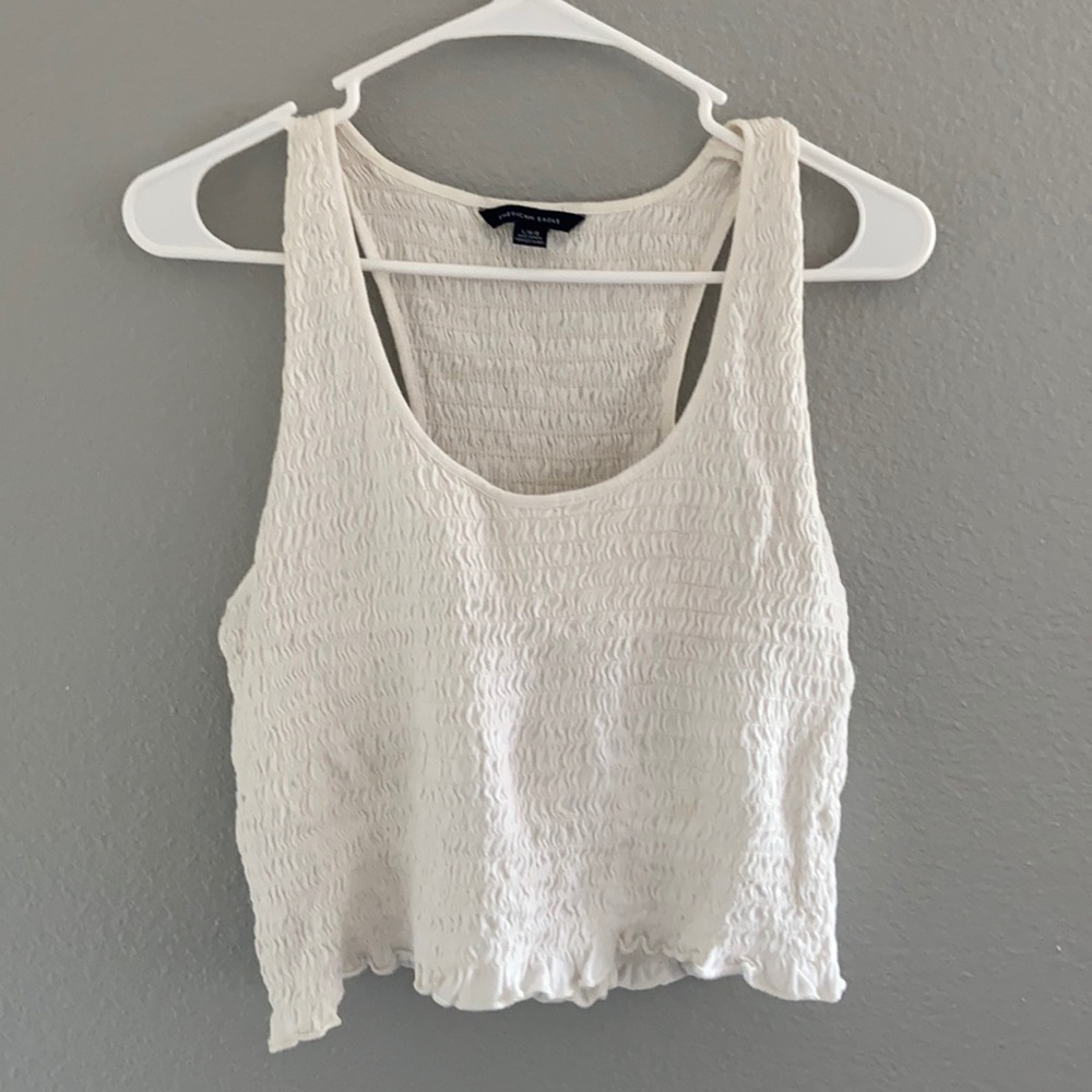 American Eagle White Tank Top